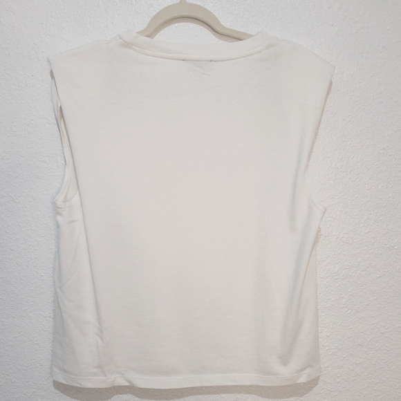 J Crew Structured muscle T-shirt in cotton white Sz XXS NWT - Picture 3 of 6